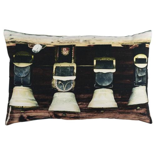 canvas kussen koebellen 40x60cm, Huis en Inrichting, Woonaccessoires | Overige, Verzenden
