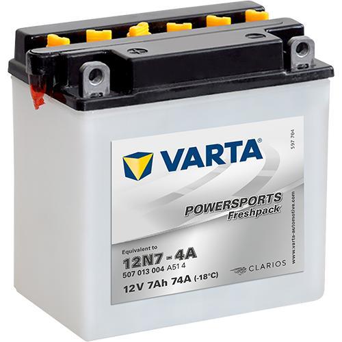 Varta Powersports Freshpack 12N7-4A accu | 507 013 004 | 12, Auto-onderdelen, Accu's en Toebehoren, Ophalen of Verzenden