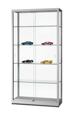 Basic vitrinekast WME H1000-Zilver, Nieuw in verpakking