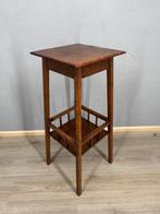 Art Deco eikenhouten plantentafel met onderrek -, Antiek en Kunst, Curiosa en Brocante