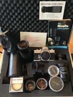 Minolta SR-T 303 + MC Rokkor 1,7/50mm + MD 75-200mmm + Porst, Nieuw