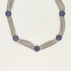 Zonder Minimumprijs - Halsketting Zilver - Emaille, Nieuw