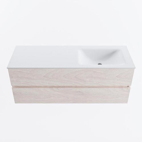 MONDIAZ VICA 130cm badmeubel onderkast Underlayment 2 lades., Doe-het-zelf en Verbouw, Sanitair, Bad, Nieuw, Ophalen of Verzenden