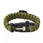 Trizand SURVIVAL Armband met Accessoires - Groen, Sport en Fitness, Bergsport en Wandelen, Ophalen of Verzenden, Nieuw