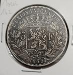 België. Leopold II. 5 Francs 1875 (Zonder minimumprijs)