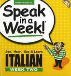 Bradbury, Julie : Italian: See, Hear, Say and Learn: Week CD, Boeken, Overige Boeken, Zo goed als nieuw, Verzenden