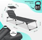 KESSER® Ligstoel - Tuinstoel - Inklapbaar - Verstelbaar - An, Tuin en Terras, Tuinmeubel-accessoires, Verzenden, Nieuw