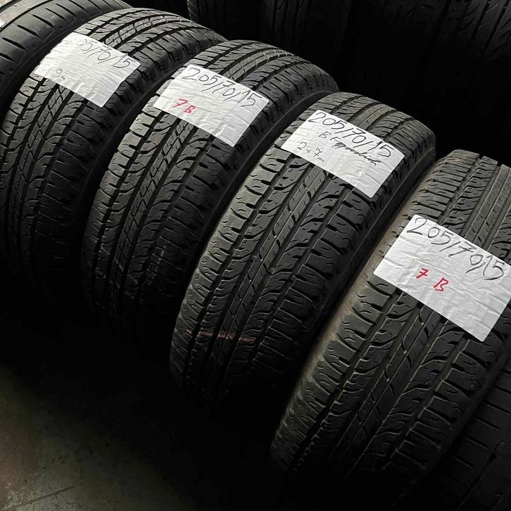 4 x BFGoodrich 205-70-15 Zomerbanden 9mm, Auto-onderdelen, Banden en Velgen, 15 inch, Zomerbanden, 205 mm, Personenwagen, Gebruikt