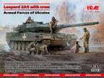 ICM 35013 Leopard 2A6 of the Armed Forces of Ukraine with, Hobby en Vrije tijd, Modelbouw | Auto's en Voertuigen, Verzenden, Nieuw