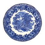 Themacollectie - Serie Woodland blauw, met bloemrand en, Antiek en Kunst