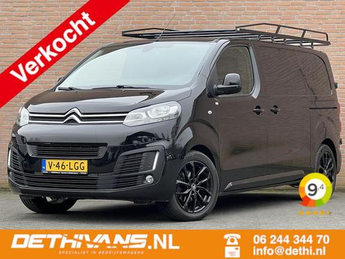 Citroën Jumpy 2.0 BlueHDI 180PK Automaat Lang / 2x Schuifdeu, Auto's, Bestelauto's, Onderhoudsboekje, Lease, Zwart, Automaat, Financial lease