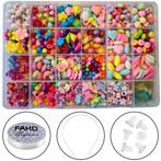 Fako Bijoux® - Kralen Set - Acryl - Sieraden Maken - Serie 9, Hobby en Vrije tijd, Verzenden, Nieuw