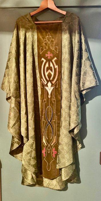 Kleed voor de kerk in goudlamé (2) - Textiel - 1940-1950, Antiek en Kunst, Antiek | Boeken en Bijbels