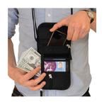 Benson Reisportemonnee - Halsportemonnee - Zwart - Compac..., Sieraden, Tassen en Uiterlijk, Portemonnees, Ophalen of Verzenden