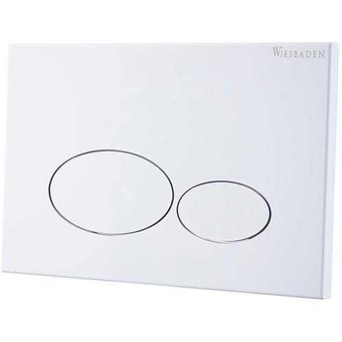 Wiesbaden X32 Metal Drukplaat voor Inbouwreservoir - Mat Wit, Doe-het-zelf en Verbouw, Sanitair, Nieuw, Ophalen of Verzenden