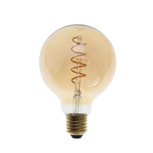 LED Spiraal lamp | Dimbaar | E27 | 4W | Globe 95 |, Huis en Inrichting, Lampen | Losse lampen, Ophalen of Verzenden