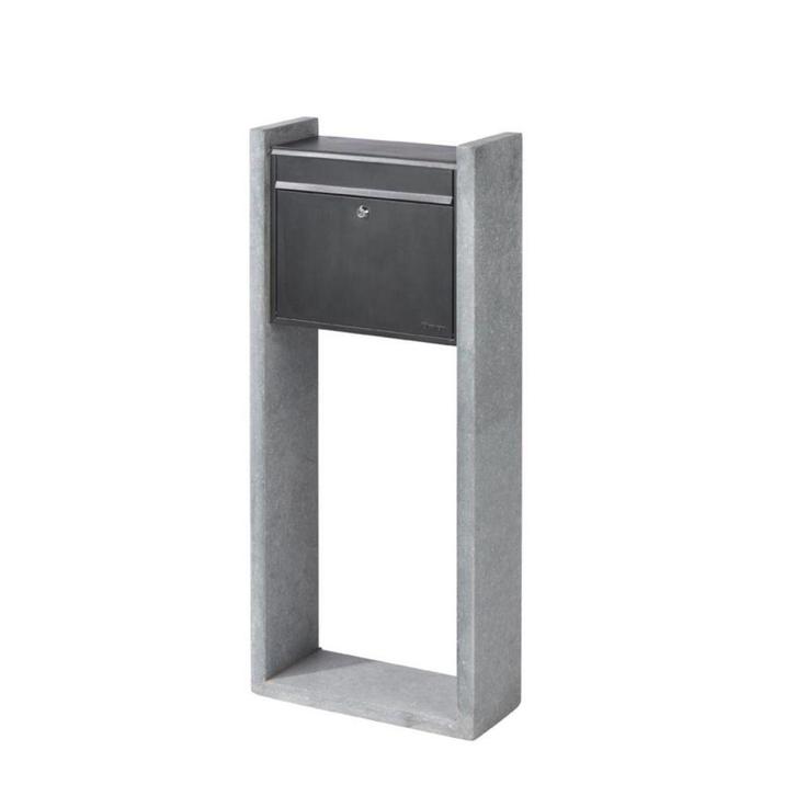 De Witte KB011 Belgisch blauwe hardsteen brievenbus, Tuin en Terras, Brievenbussen, Nieuw, Verzenden