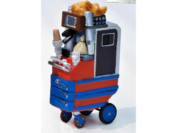 Prehm-miniaturen 550109 A   Barwagen im Zug (1:22,5), Hobby en Vrije tijd, Modelbouw | Figuren en Diorama's, Nieuw, Ophalen of Verzenden