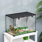 TRUUSK Terrarium Voor Reptielen Reptielenvoerbox Glasterrari, Verzenden, Nieuw