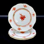Herend - Exquisite Set of 3 Plates (17 cm) - Chinese, Antiek en Kunst