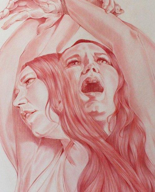 Hélène Planquelle - Redemption, Antiek en Kunst, Kunst | Schilderijen | Modern