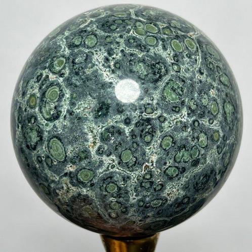 Jaspis Fine Large Kambaba Eldariet sphere - Hoogte: 11.08 cm, Verzamelen, Mineralen en Fossielen