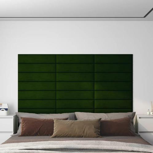 vidaXL Wandpanelen 12 st 1,08 m² 60x15 cm fluweel, Doe-het-zelf en Verbouw, Platen en Panelen, Nieuw, Verzenden