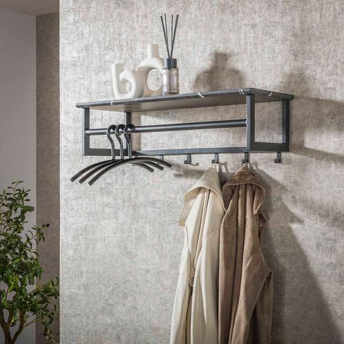 Kapstok Bailey 6 haaks, Huis en Inrichting, Woonaccessoires | Kapstokken, Verzenden