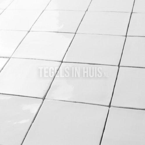 Wandtegel friese witjes hollandse witjes handvorm 13x13, Doe-het-zelf en Verbouw, Tegels, Wandtegels, Nieuw, 10 m² of meer, Keramiek