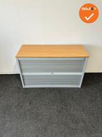 Roldeurkast - Basic - 74x120x47cm - Verticale deuren - Zilve, Werkplek, Ophalen of Verzenden, Gebruikt, Kast