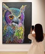 Luca Domiro - Wide Awake (Owl), Antiek en Kunst