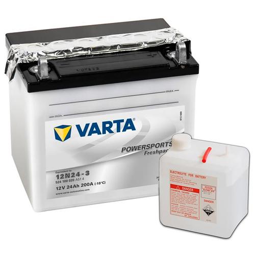 VARTA Freshpack 12V 24Ah - Loodzuur - Startaccu - 524100020, Motoren, Onderdelen | Overige, Nieuw