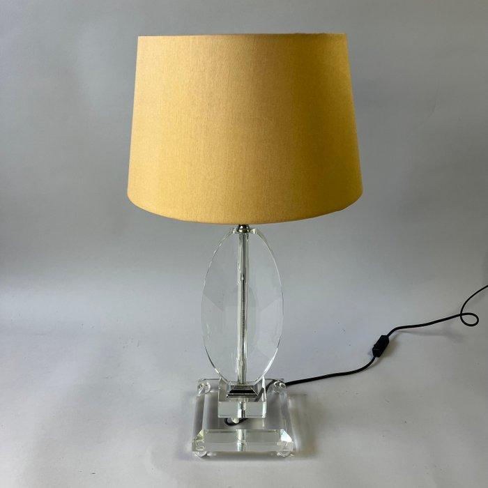 Lamp - Luxe mid-century - Glazen lampenvoet met goud, Antiek en Kunst, Curiosa en Brocante