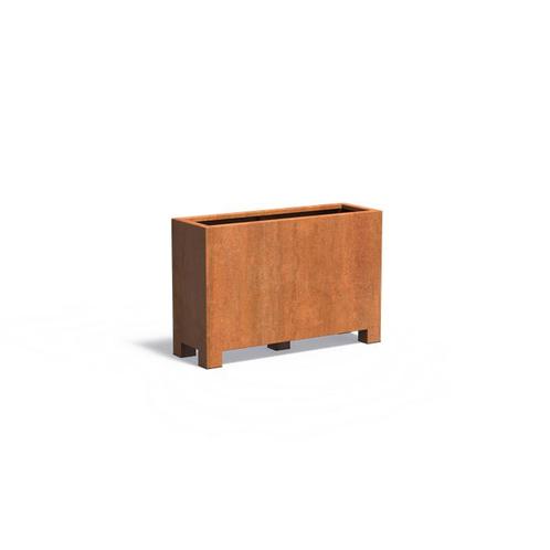 Plantenbak-poten Cortenstaal 120x40x80 cm, Tuin en Terras, Bloembakken en Plantenbakken, Nieuw, Verzenden