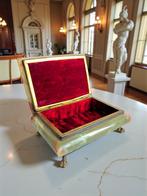 Sieradendoos - Onyx - Italië - jaren 1950 - Groot