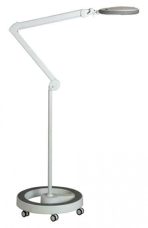 Loeplamp 125mm lens 3 dioptrie 96LED statief (grijs), Hobby en Vrije tijd, Vergrootglazen, Loepen en Loeplampen, Loeplamp, Nieuw