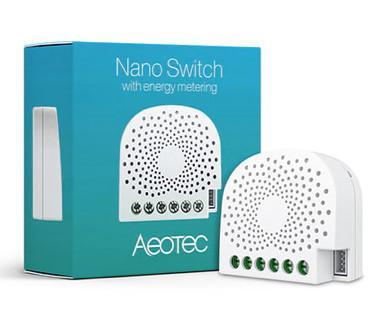 Nano Switch met energiemeting - AEOTEC - Zwave, Doe-het-zelf en Verbouw, Elektra en Kabels