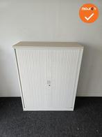 Witte roldeurkasten,schuurkasten,kantoorkast ( 153cm hoog ), Werkplek, Ophalen of Verzenden, Gebruikt, Kast