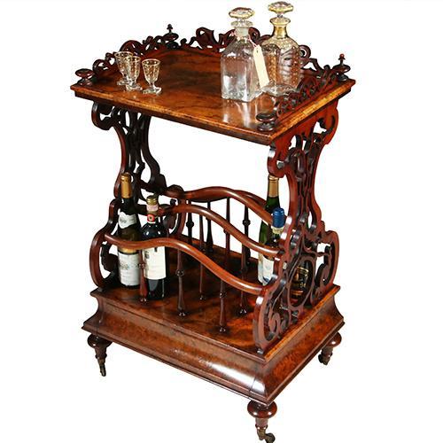 Canterbury voor bladmuziek maar ook als dranktafeltje een ui, Antiek en Kunst, Antiek | Meubels | Tafels, Ophalen of Verzenden