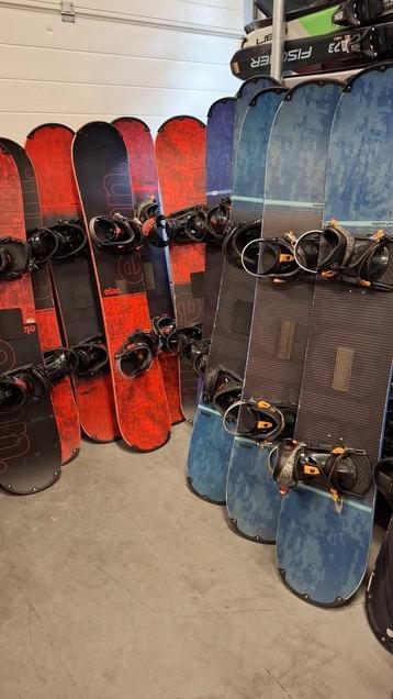 Snowboards HEAD, Rossignol, ELAN incl bindingen *ALLE MATEN* beschikbaar voor biedingen