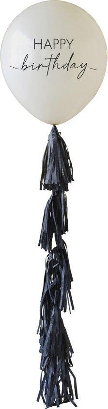 Ginger Ray - Ginger Ray - Happy Birthday ballon met ballonst, Hobby en Vrije tijd, Feestartikelen, Ophalen of Verzenden