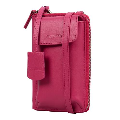 Salted Dames Portemonnee Telefoontasje - Leer - Roze, Sieraden, Tassen en Uiterlijk, Tassen | Schoudertassen, Roze, Nieuw, Overige merken