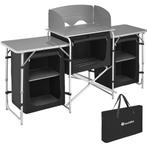 Campingkeuken 172x52x104cm - zwart, Caravans en Kamperen, Kampeeraccessoires, Verzenden, Nieuw