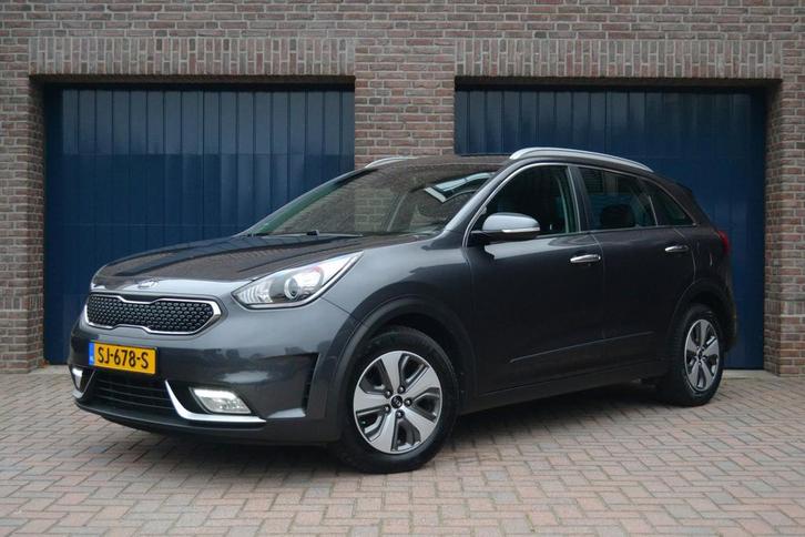 Zakelijke Lease |  Kia Niro 1.6 GDi Hybrid DynamicLine, Auto's, Kia, Dealer onderhouden, Lease, Zwart, Automaat, SUV of Terreinwagen