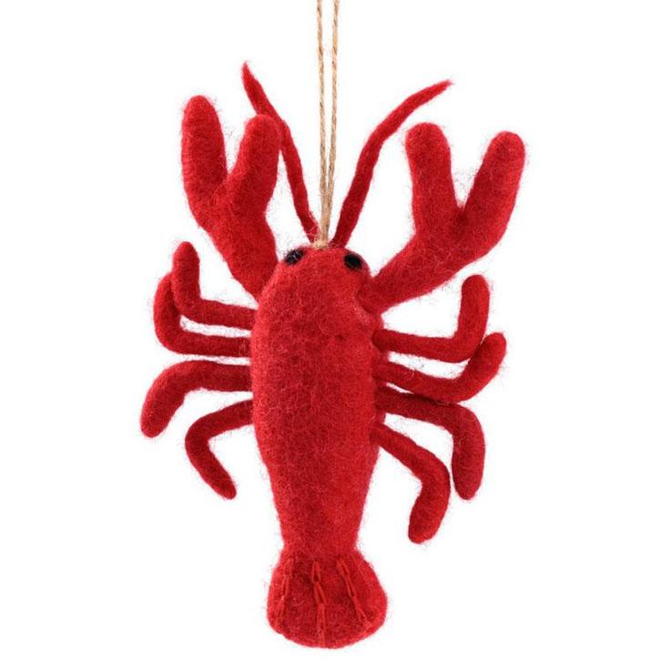 Hanger Wolvilt - Kreeft Rood - Handmade&Fairmade - Homedeco, Kinderen en Baby's, Kinderkamer | Inrichting en Decoratie, Nieuw