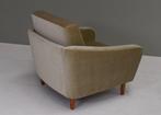 Fauteuil - Teak, mohair - Fauteuil in originele mohair