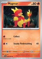 Magmar 009/091 reverse holo  Paldean Fates, Hobby en Vrije tijd, Verzamelkaartspellen | Pokémon, Ophalen of Verzenden, Nieuw, Losse kaart