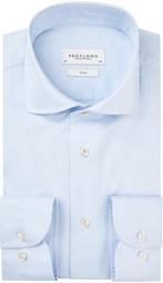 Profuomo Travel Shirt Blauw maat 44 Heren, Kleding | Heren, Overhemden, Verzenden, Nieuw, Profuomo