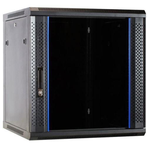 12U patchkast met glazen deur 600x600x635mm, Doe-het-zelf en Verbouw, Elektra en Kabels, Nieuw, Ophalen of Verzenden