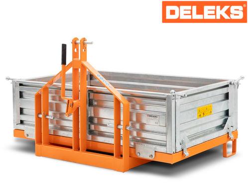 DELEKS T1600 Grondbak Laadbak Kiepbak Bak 3 punts Tractoren, Zakelijke goederen, Agrarisch | Werktuigen, Akkerbouw, Bollenteelt